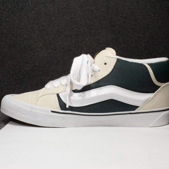 Vans Knu Mid Turtledove Beige Dark Green Skateboard Sneakers Mens Size 11.5 - Picture 5 of 12